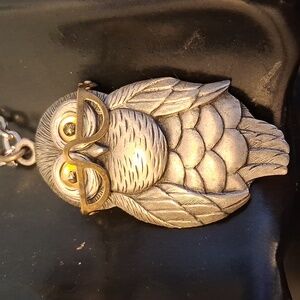 VINTAGE JONETTE OWL NECKLACE